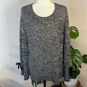 NWT Loft Crewneck Sweater With Bow Ties